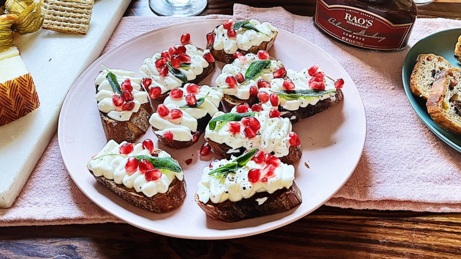 Whipped Ricotta Toasts with Rao’s Homemade Balsamic Strawberry Compote – Rao's Specialty Foods