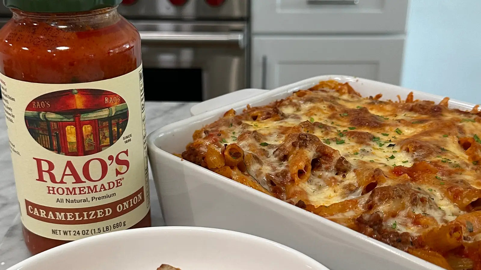 @emmanuelduverneau’s Beef & Caramelized Onion Penne Bake – Rao's Specialty Foods