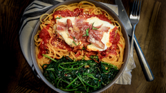 Melissa Gorga's One Pan Chicken Prosciutto Parmigiana