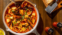 Seafood Stew with Lemon Parmesan Sauce