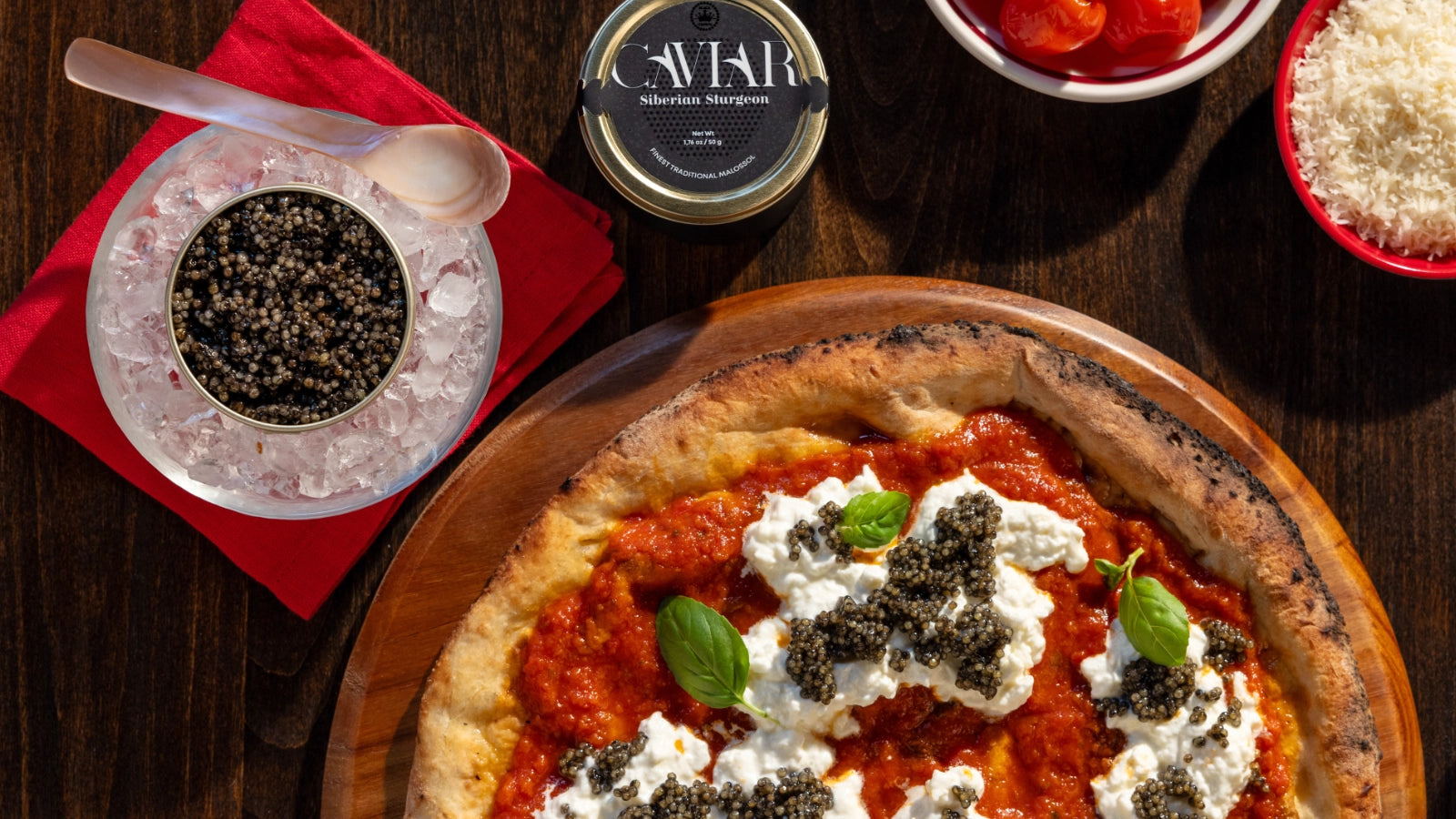 Margherita Classica with Black Crown Caviar – Rao's Specialty Foods