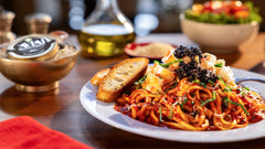 Lobster Linguine Royale with Black Crown Caviar