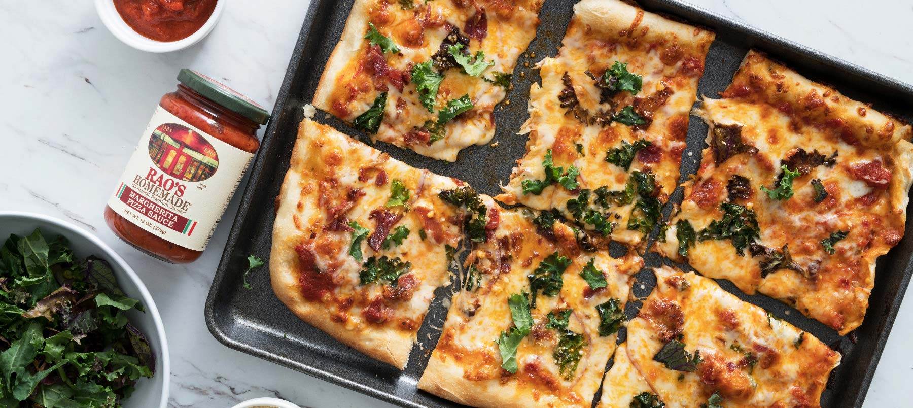 Kale, Red Onion and Bacon Pizza Recipe – Rao's Specialty Foods