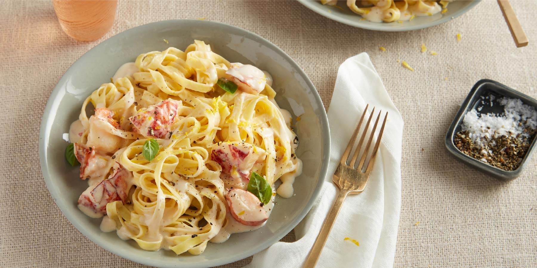 Lemon Fettuccine Alfredo with Lobster Recipe - Rao's Homemade