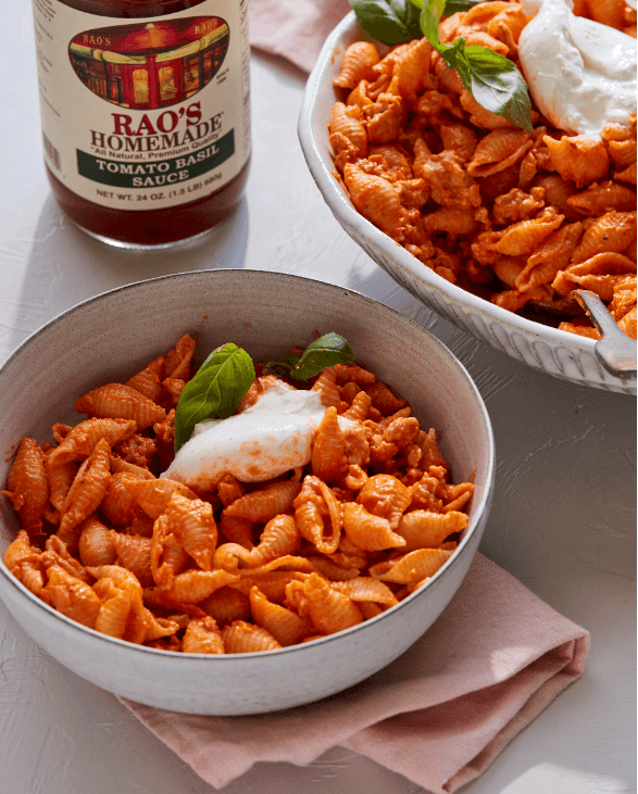 Creamy Tomato Burrata Shells Recipe Rao's Specialty Foods