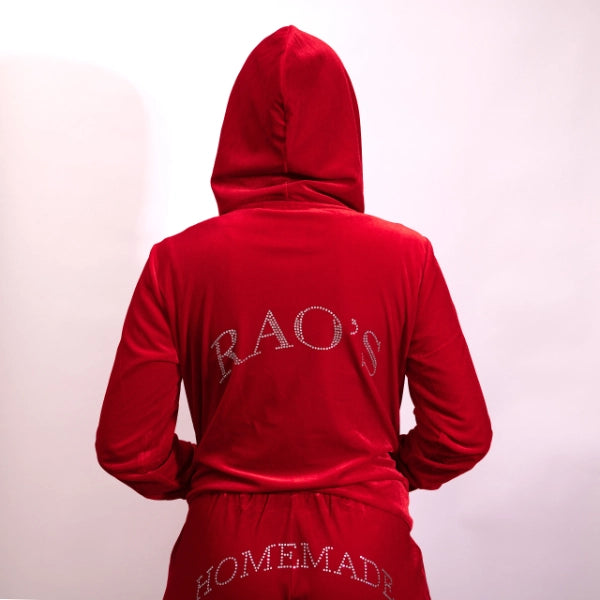 Rao’s Homemade Red Velour Loungewear