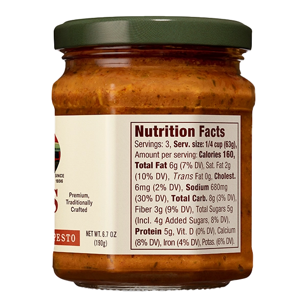 Sun Dried Tomato Pesto