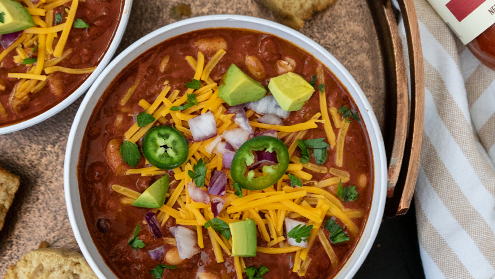 Chili with Marinara Rao's Specialty Foods