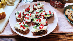 Whipped Ricotta Toasts with Rao’s Homemade Balsamic Strawberry Compote