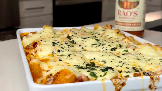 @rappingchef’s Baked Ziti with Rao's Homemade Caramelized Onion Sauce