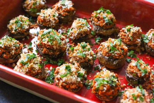 Serena Wolf's Italian Sausage and Herb Stuffed Mushrooms Recipe - Rao's Specialty Foods