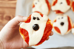 Ghost Pizza Bagels Recipe