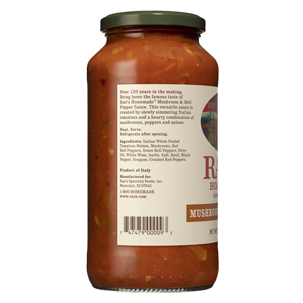 Rao's Mushroom & Bell Pepper Pasta Sauce